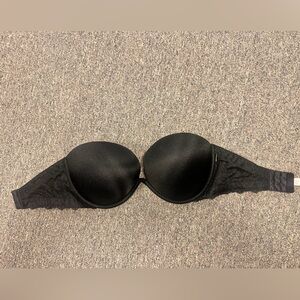 Victoria's Secret Black Strapless Bra